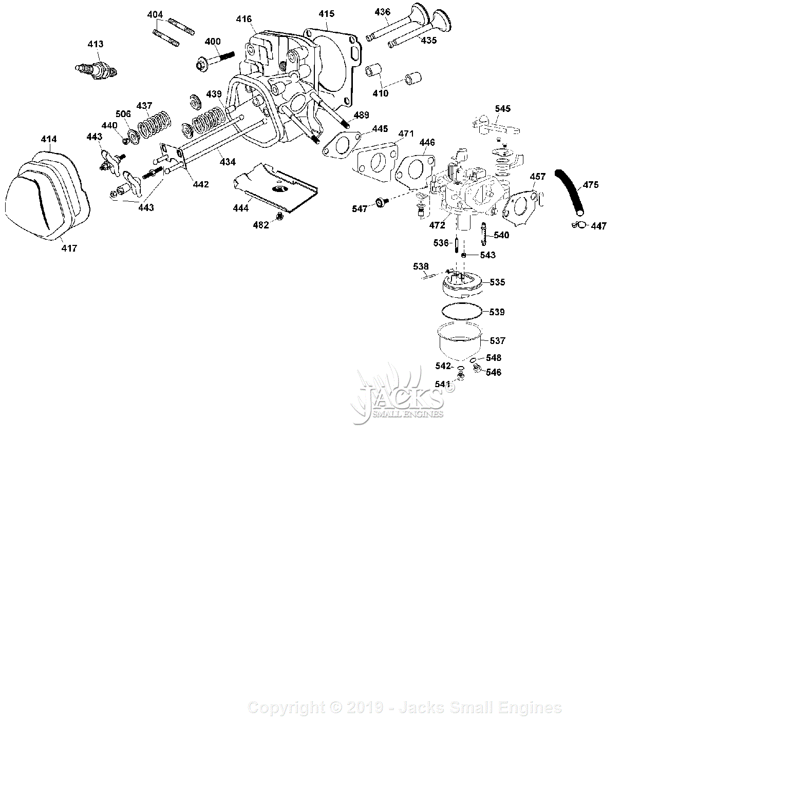 Dewalt DPD3300 Type 1 Parts Diagram for CARBURETOR