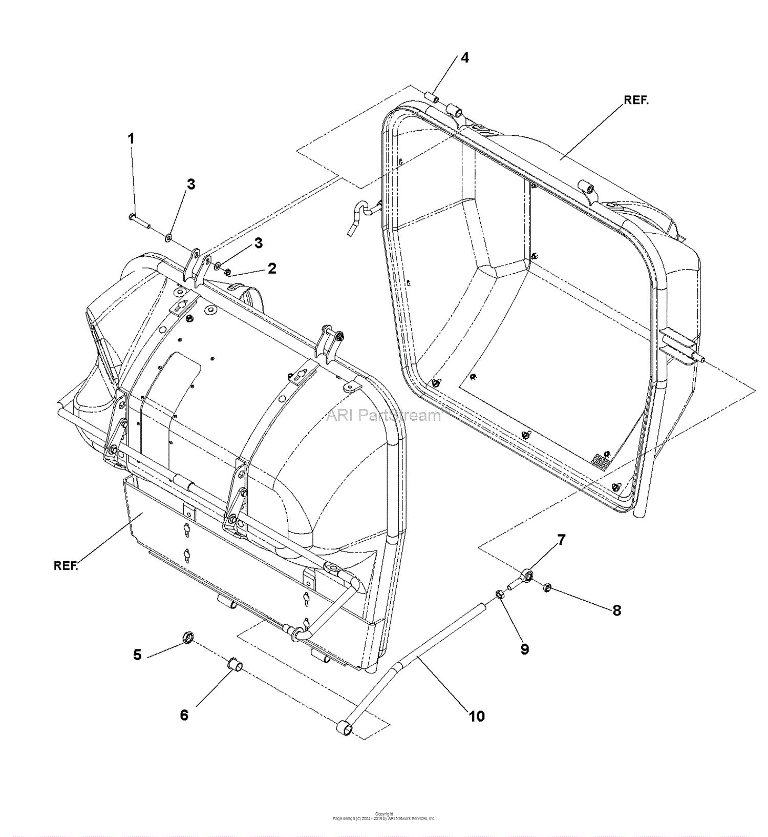 Dixon COLLECTION SYSTEM DCKC - 539130211 (2007) Parts Diagram for ...