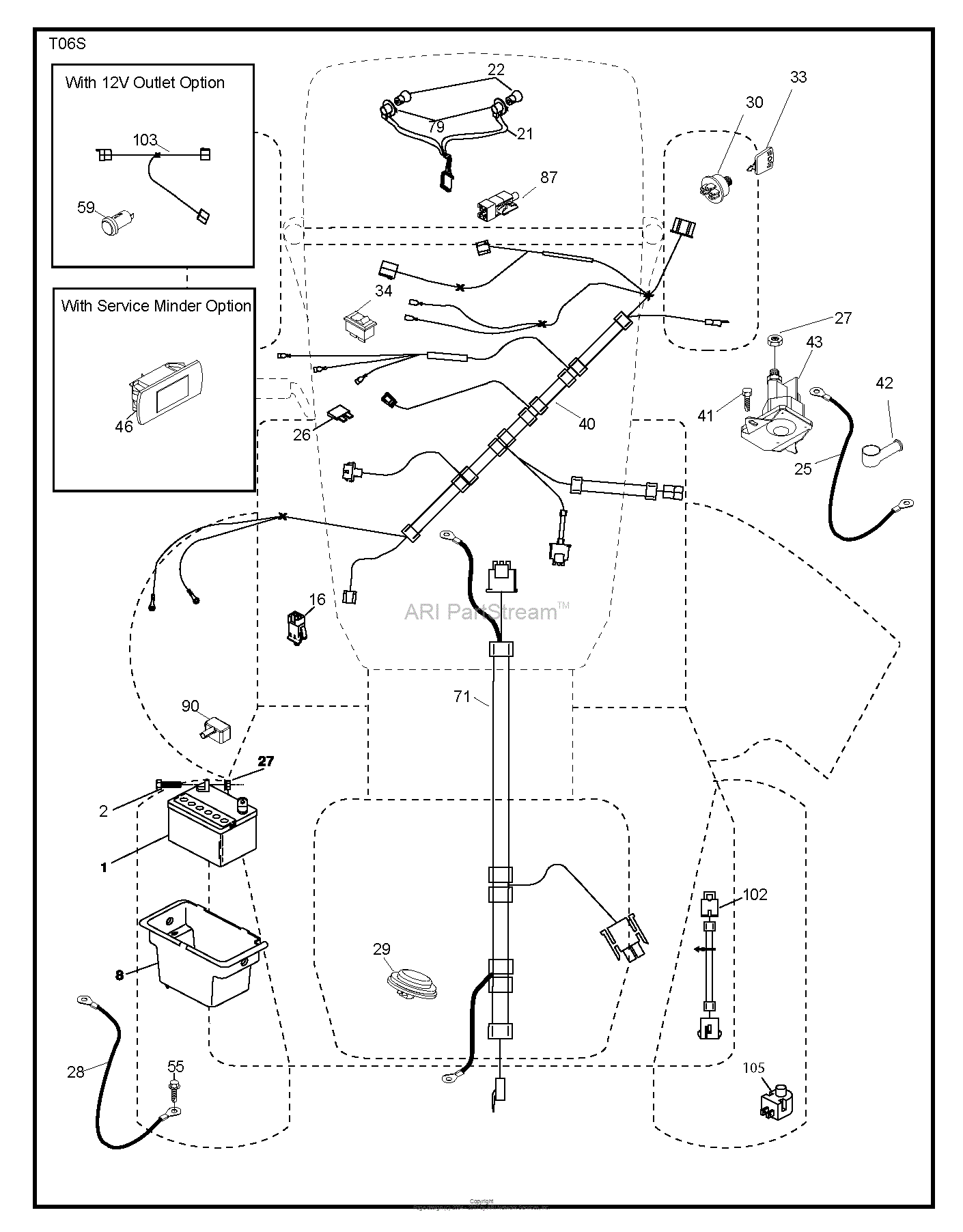 Dixon D21KH46 - 96046003501 (2012-08) Parts Diagram for ELECTRICAL