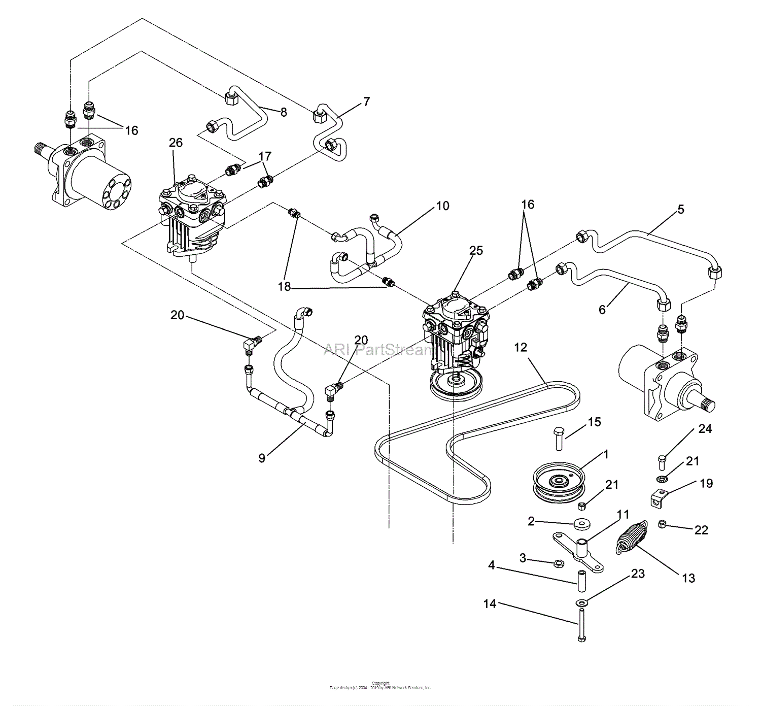 Dixon BLACK BEAR ZTR 34 KAWASAKI - 968999731 (2007) Parts Diagram for ...