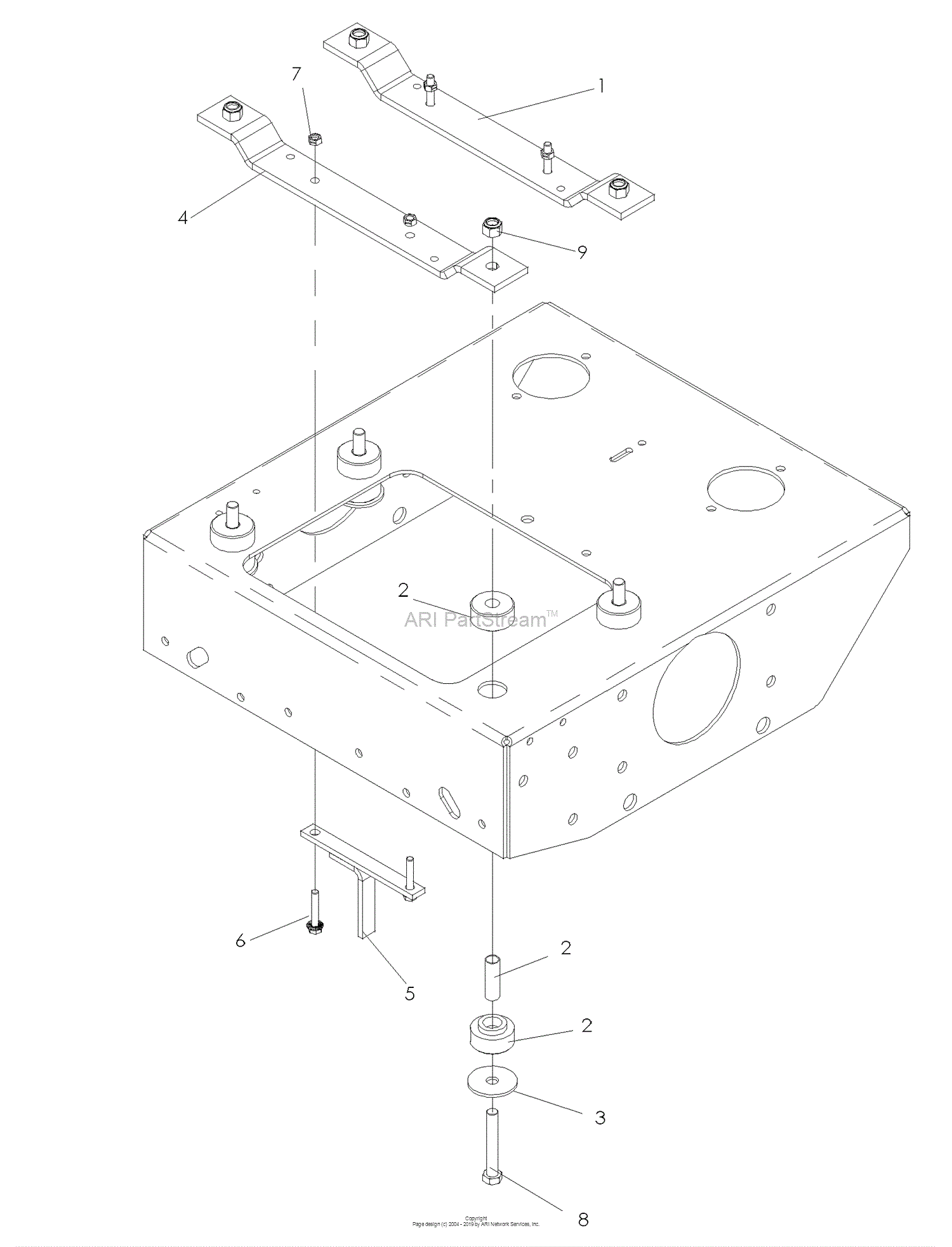 Dixon GRIZZLY ZTR 72 30HP KOHLER - 968999592 (2008) Parts Diagram 