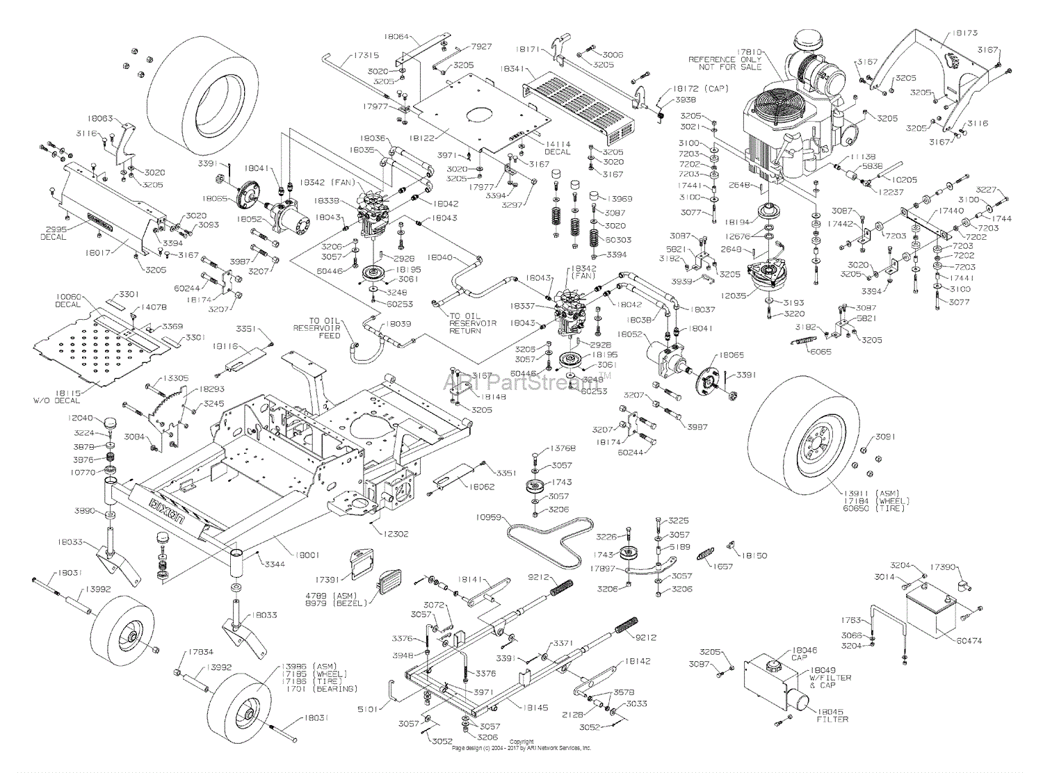 Dixon Kodiak 50  2006  Parts Diagram For Chassis  Mountain