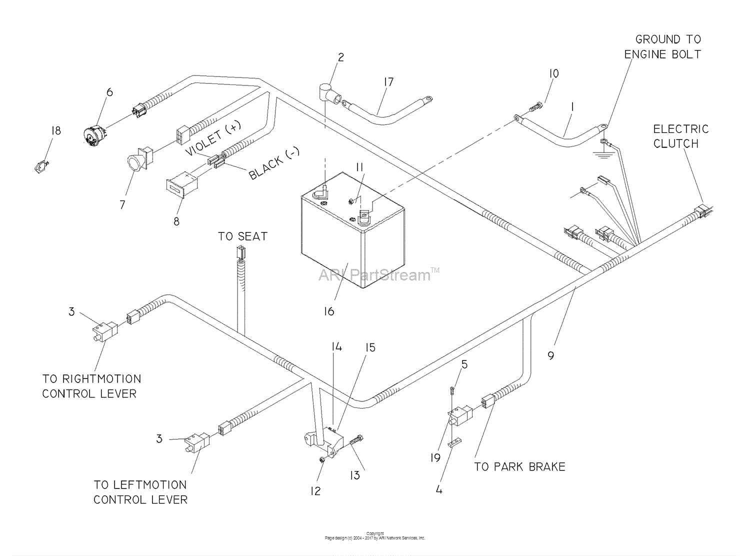 Dixon KODIAK 60 25HP KOHLER - 968999580 (2008) Parts ... briggs and stratton 12 5 hp wiring diagram 