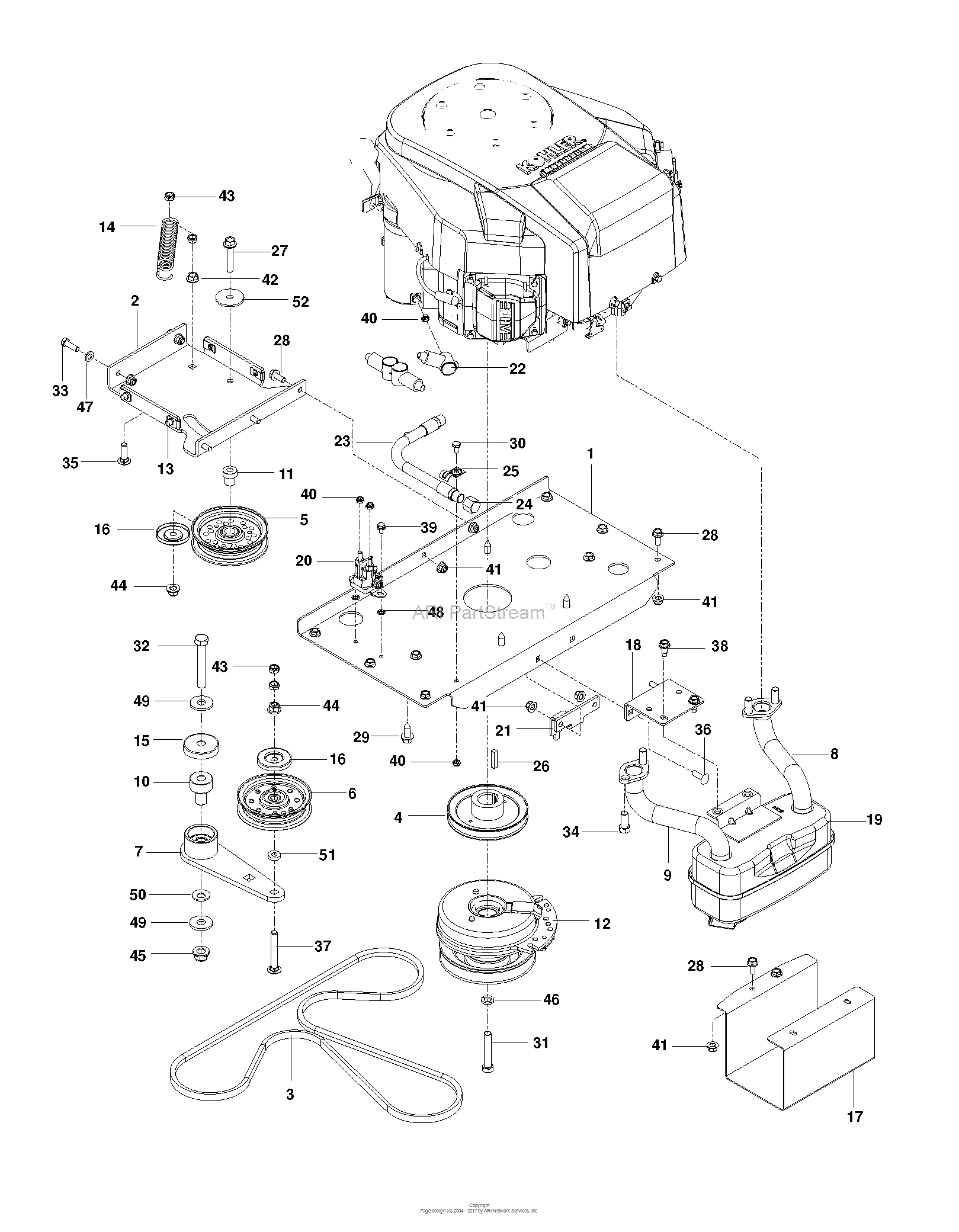 Dixon ULTRA 52 - 966690603 (2012-08) Parts Diagram for ...