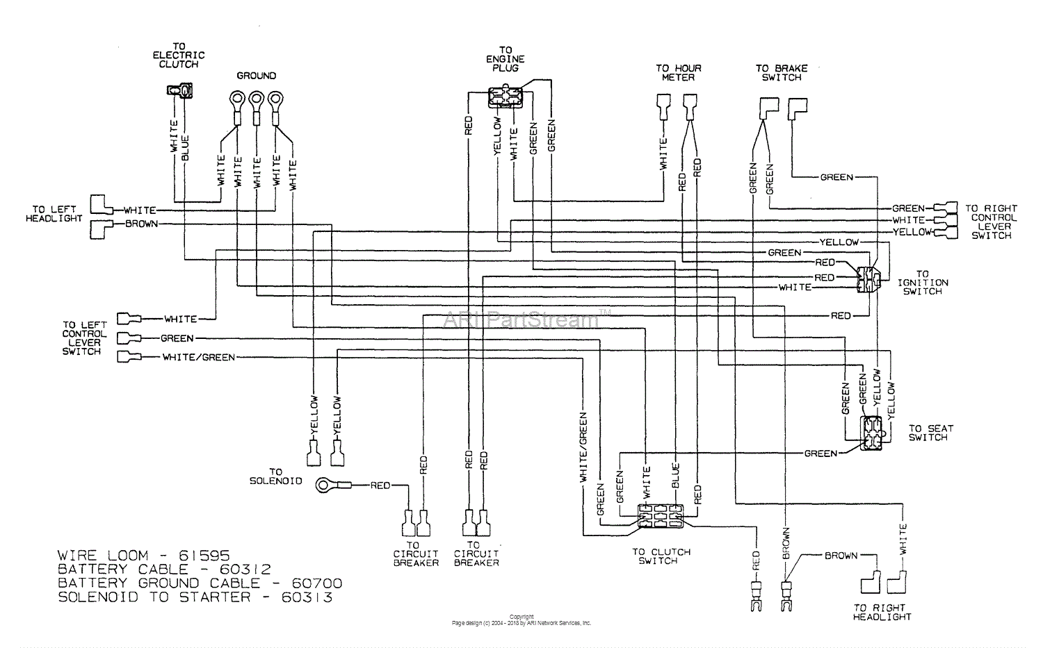Dixon Ztr 6023  2002  Parts Diagram For Wiring