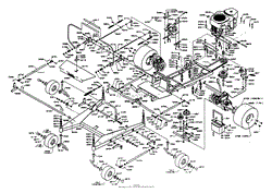 Dixon ZTR 6601 (1995) Parts Diagram for MOWER DECK ASSEMBLY