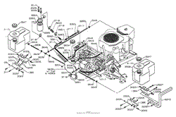 Dixon ZTR 6601 (1996) Parts Diagram for FUEL/HYDRO TANKS & FITTINGS ...