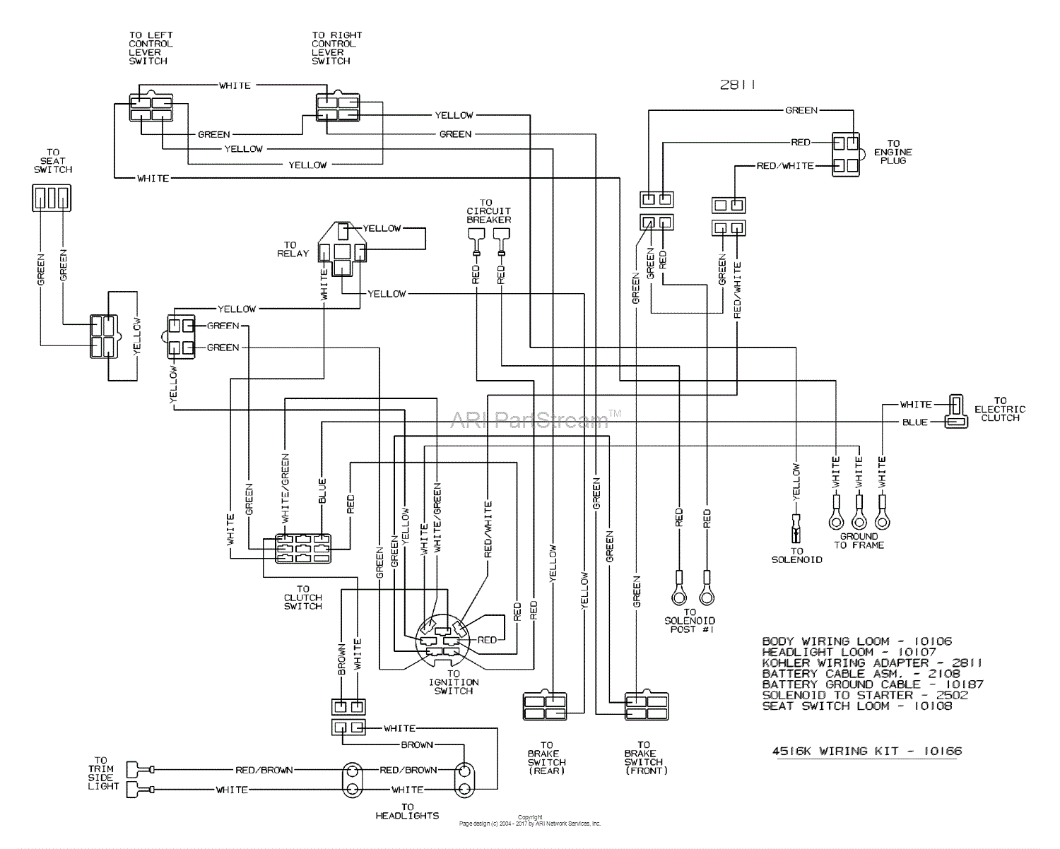 Dixon 4516k  2004  Parts Diagram For Wiring