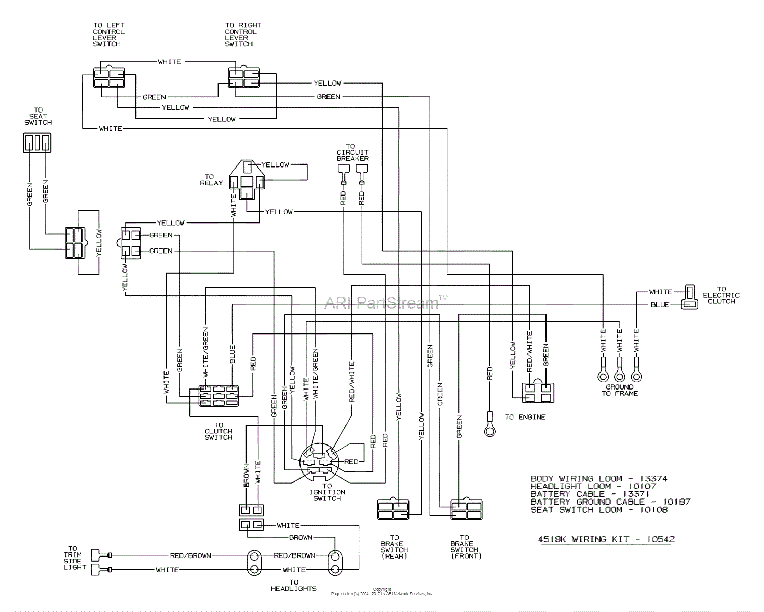 Dixon 4518k  2004  Parts Diagram For Wiring