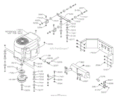 Dixon RAM 44 (2005) Parts Diagram for MOWER DECK dixon ram ztr 50 belt diagram 
