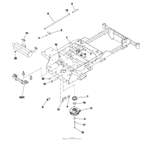Dixon RAM 50 26HP B&S - 968999552 (2007) Parts Diagram for 50" DECK