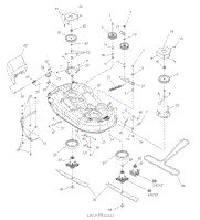 Dixon SPEEDZTR 42 19HP B&S - 968999689 (2008) Parts Diagram for 42 INCH ...