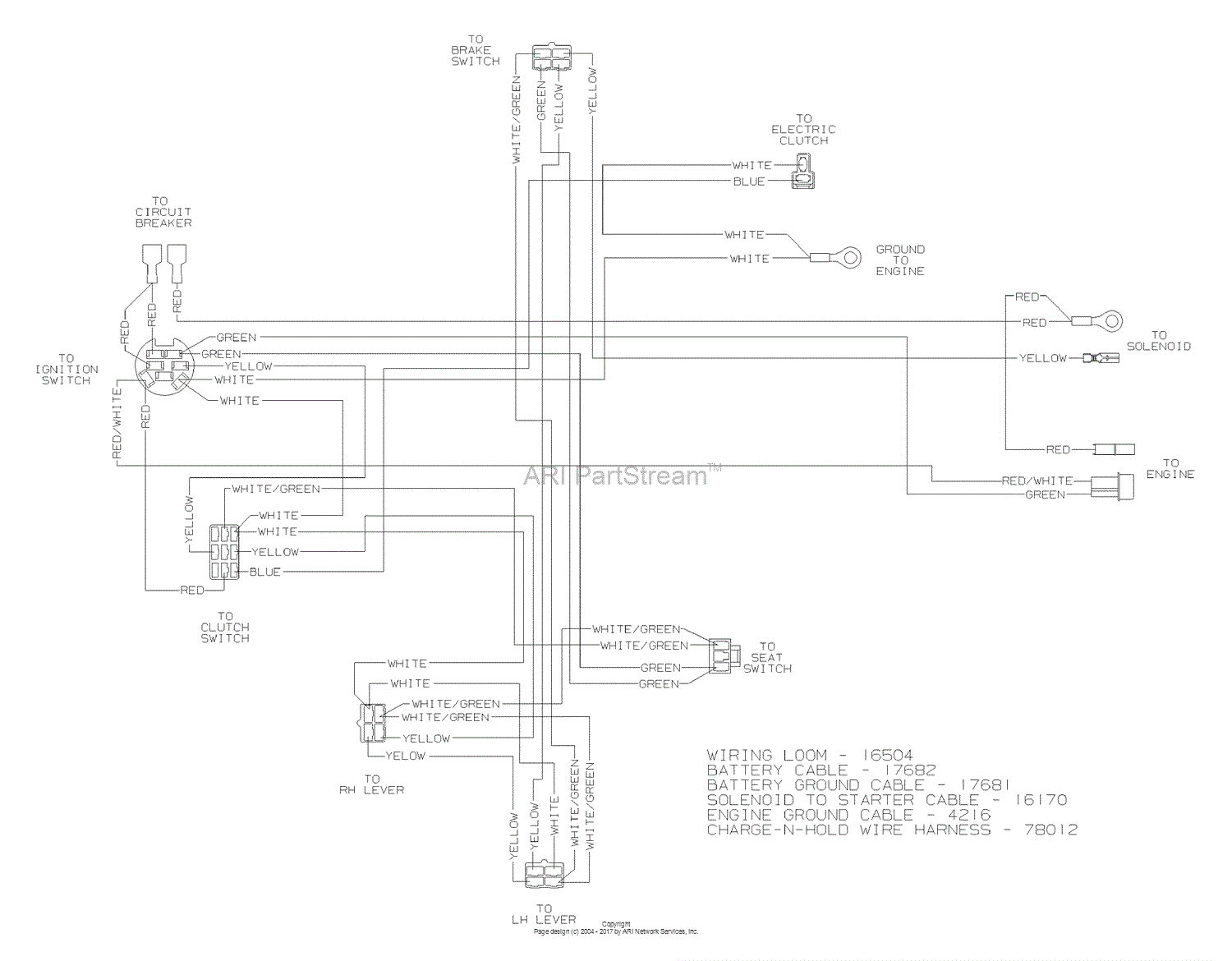 Dixon Speedztr 44  2005  Parts Diagram For Wiring