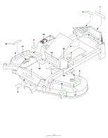 Dixon ULTRA 61 - 966611805 (2013-10) Parts Diagram for MOWER DECK 