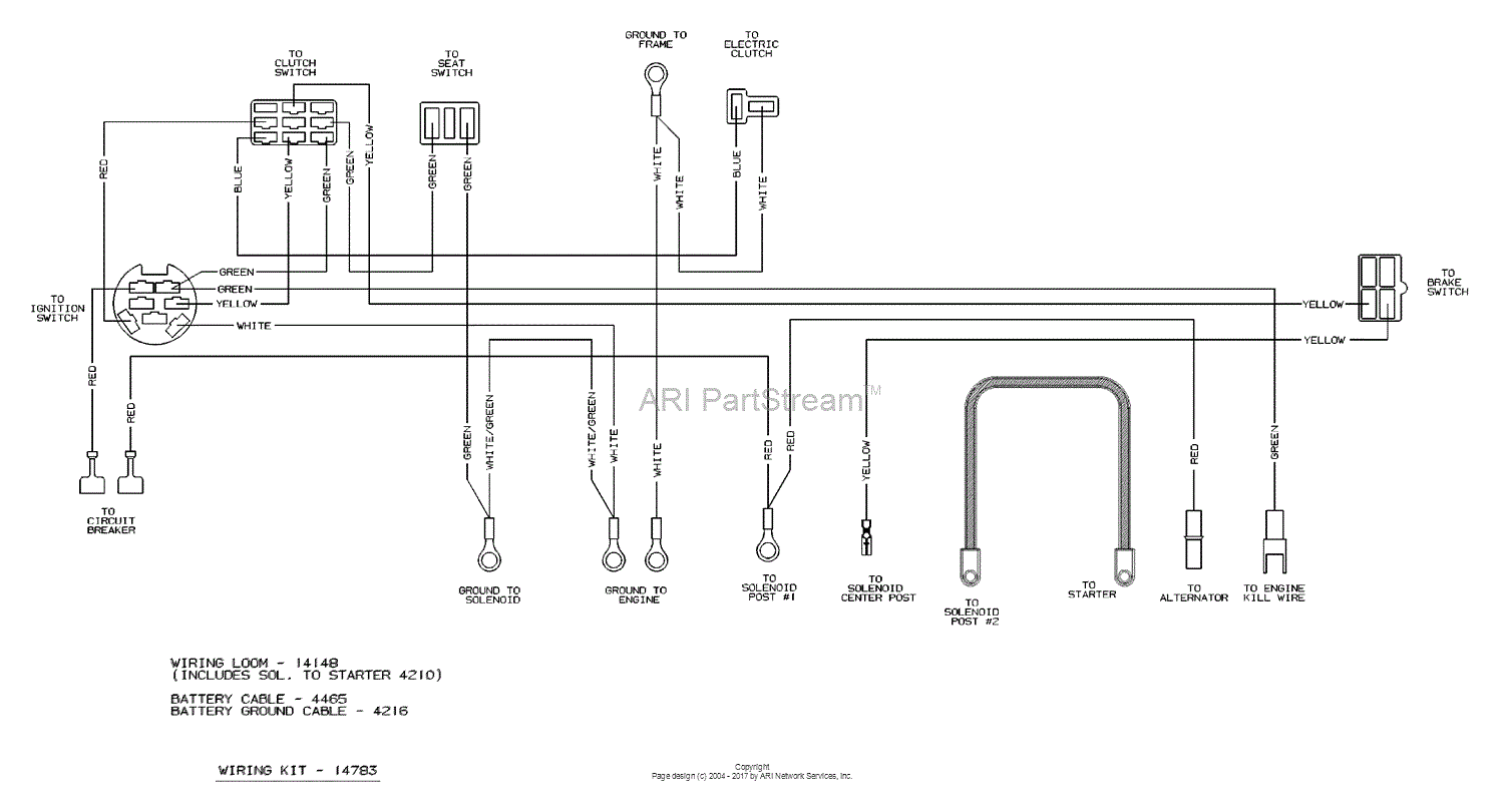Dixon Zeeter 42  2004  Parts Diagram For Wiring