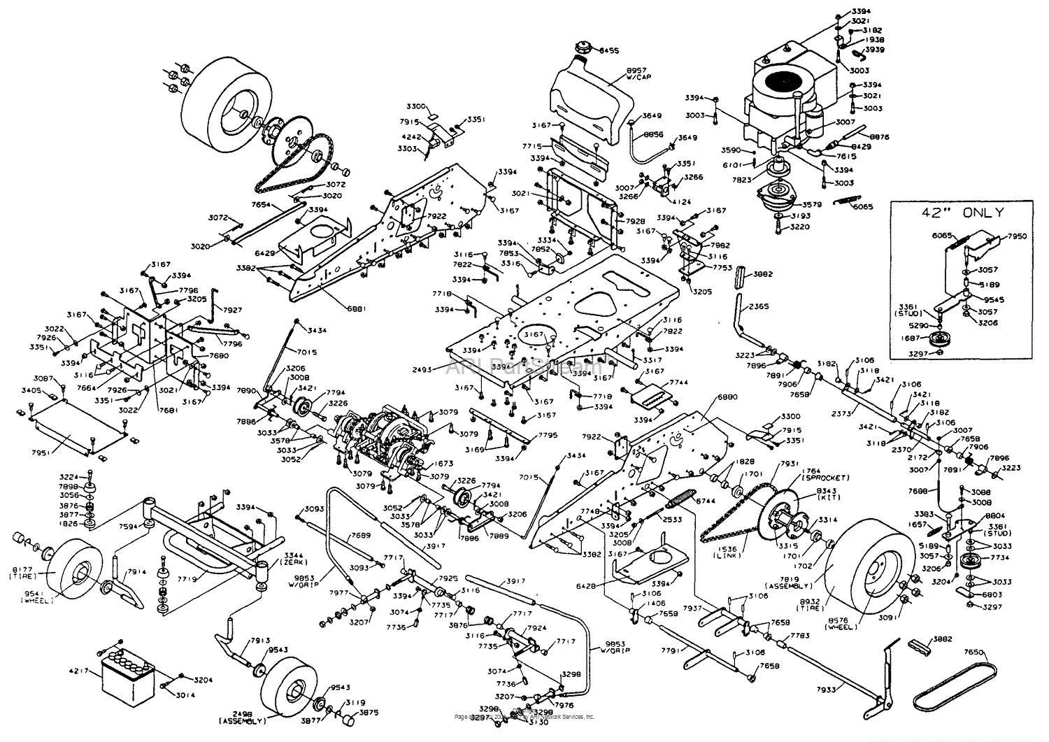 Dixon Ztr Mower Parts List