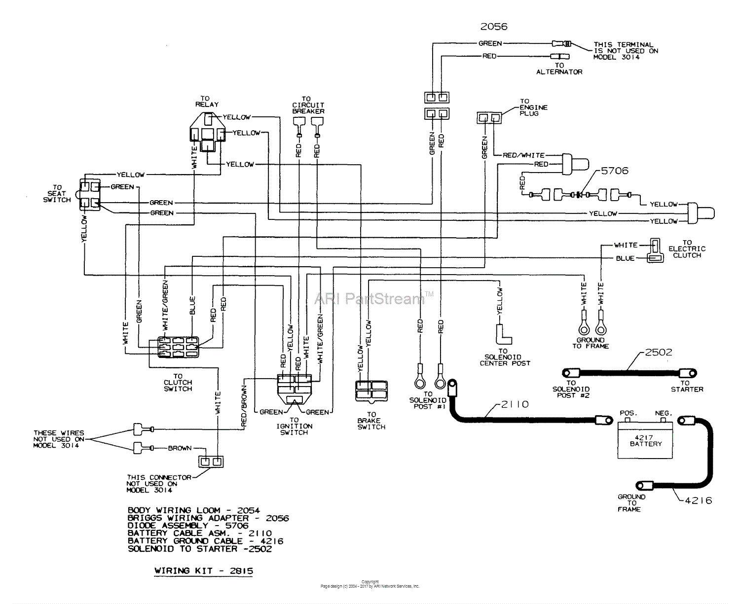 Dixon Ztr 3014  2000  Parts Diagram For Wiring