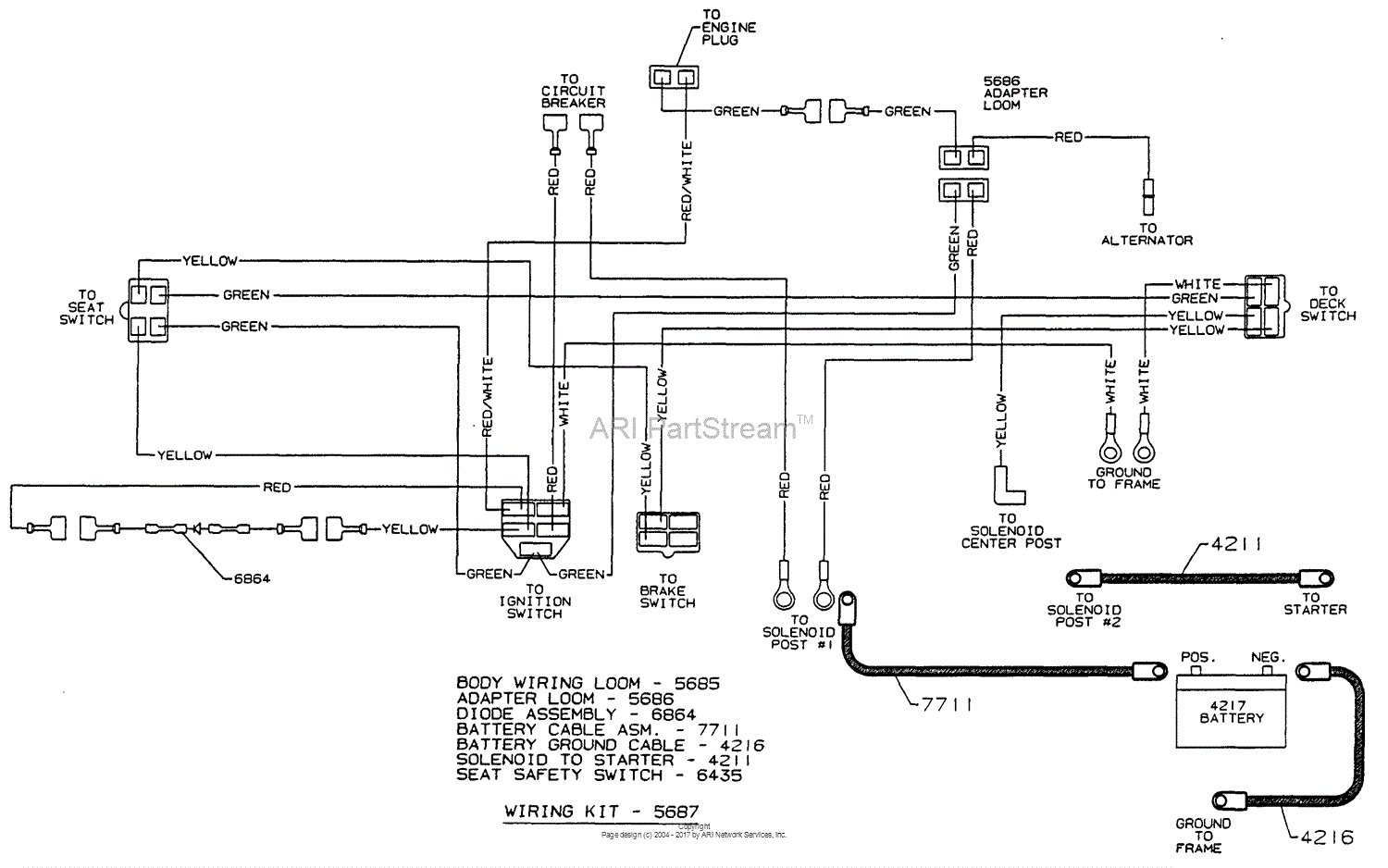 Dixon Ztr 3304  1998  Parts Diagram For Wiring