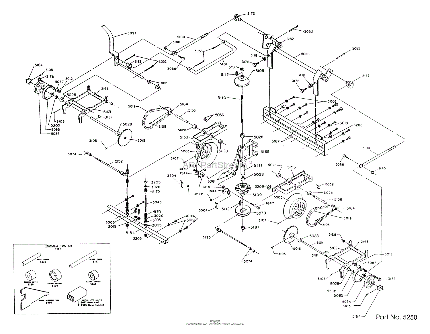 Dixon Ztr 427 1986 Parts Diagram For Transaxle Assembly.