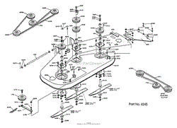 Dixon ZTR 428 (1990) Parts Diagrams ltx 1046 wiring diagram 