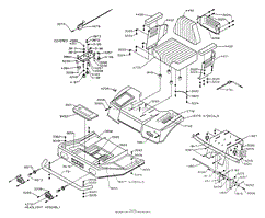 Dixon ZTR 4422 (1994) Parts Diagram for BODY ASSEMBLY