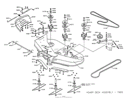 Dixon ZTR 4423 (1997) Parts Diagrams dixon ram ztr 50 belt diagram 