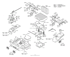 Dixon ZTR 4515B (1999) Parts Diagram for MOWER DECK dixon ram ztr 50 belt diagram 