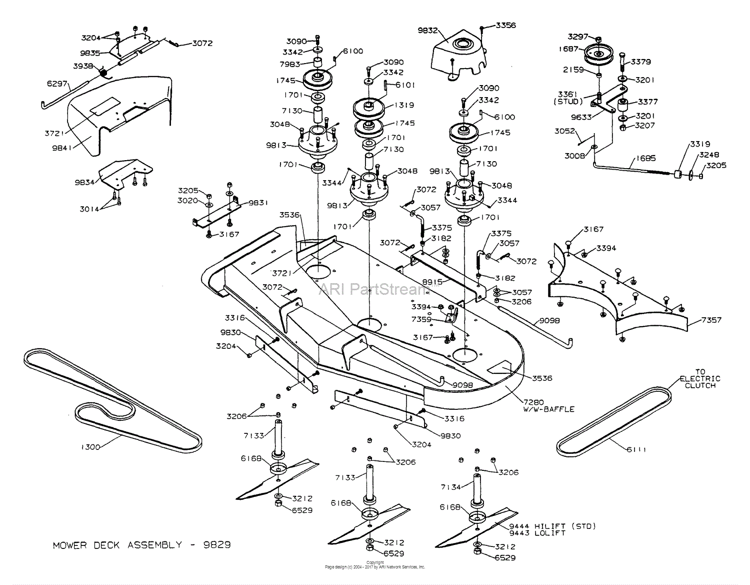 Dixon Ztr 5023  2001  Parts Diagram For Mower 50 U0026quot