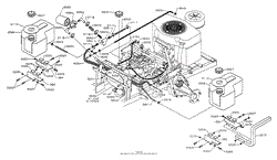 Dixon ZTR 542 (1993) Parts Diagram for MOWER DECK ASSEMBLY