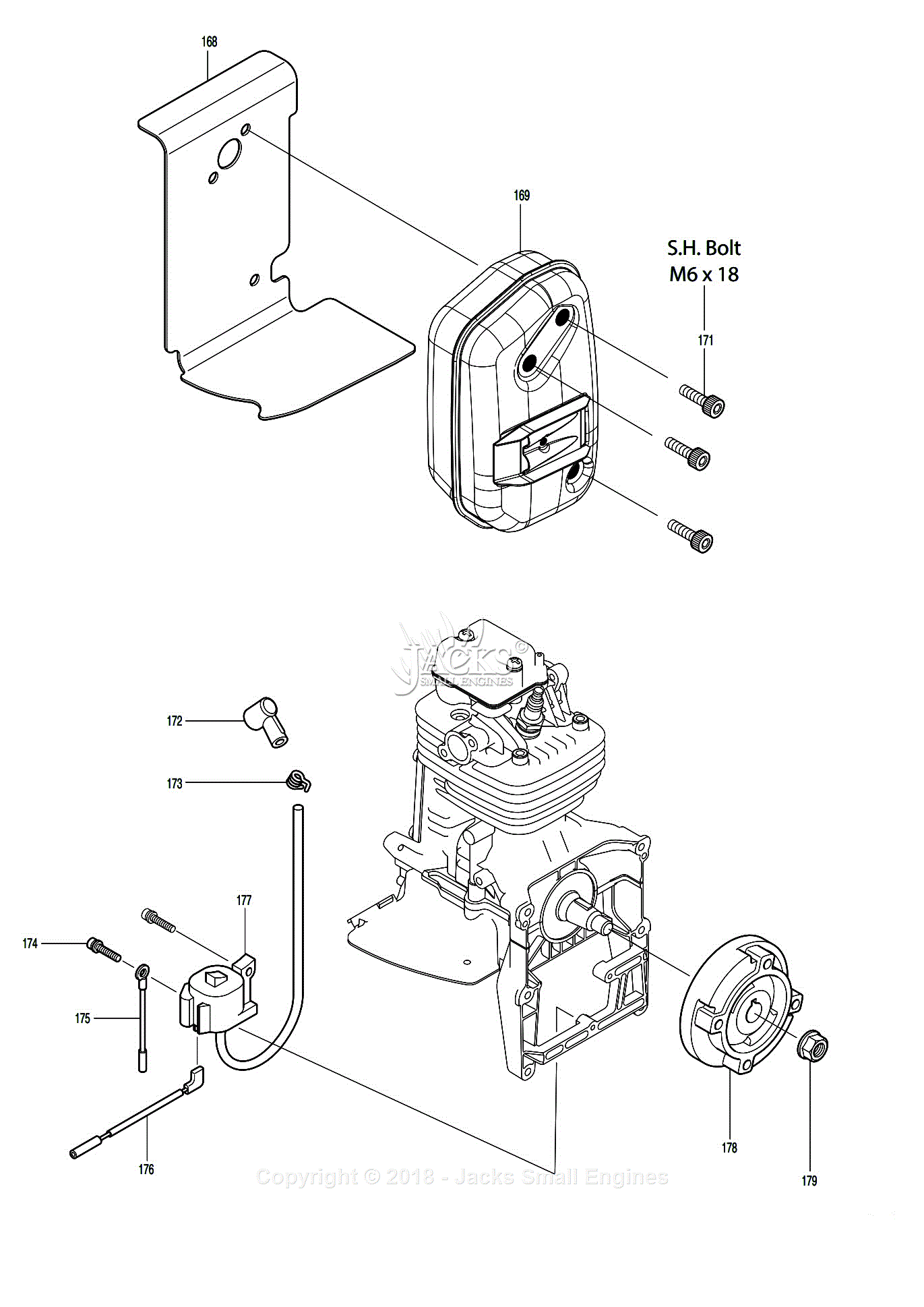 Carburateur pour souffleur à dos Dolmar PB-7601.4 PB-7602.4 