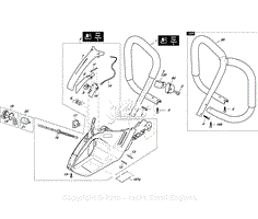4 Ripping chaînes guide adapté pour Dolmar PS7910 60cm 3/8 84M 1,5mm