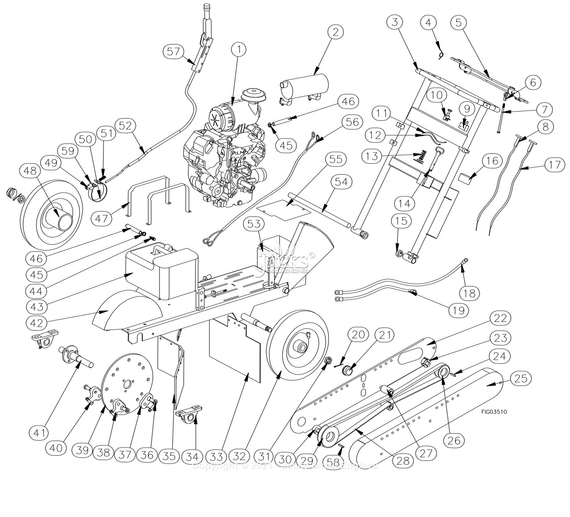 Dosko 2961000 A Parts Diagram for M2961000 Exploded View – Rev A