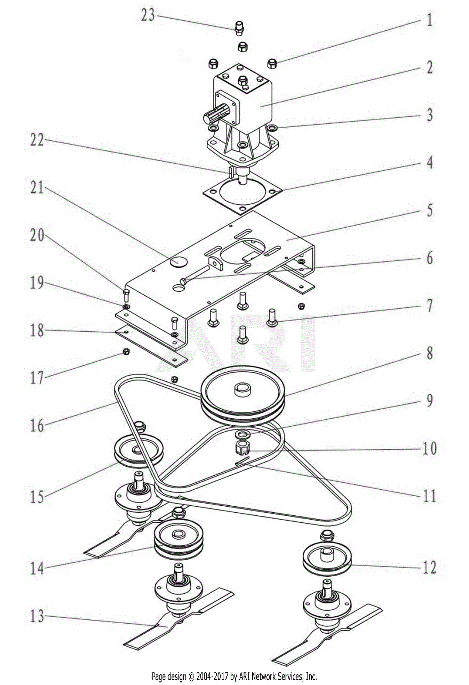 Finish mower 2024 parts