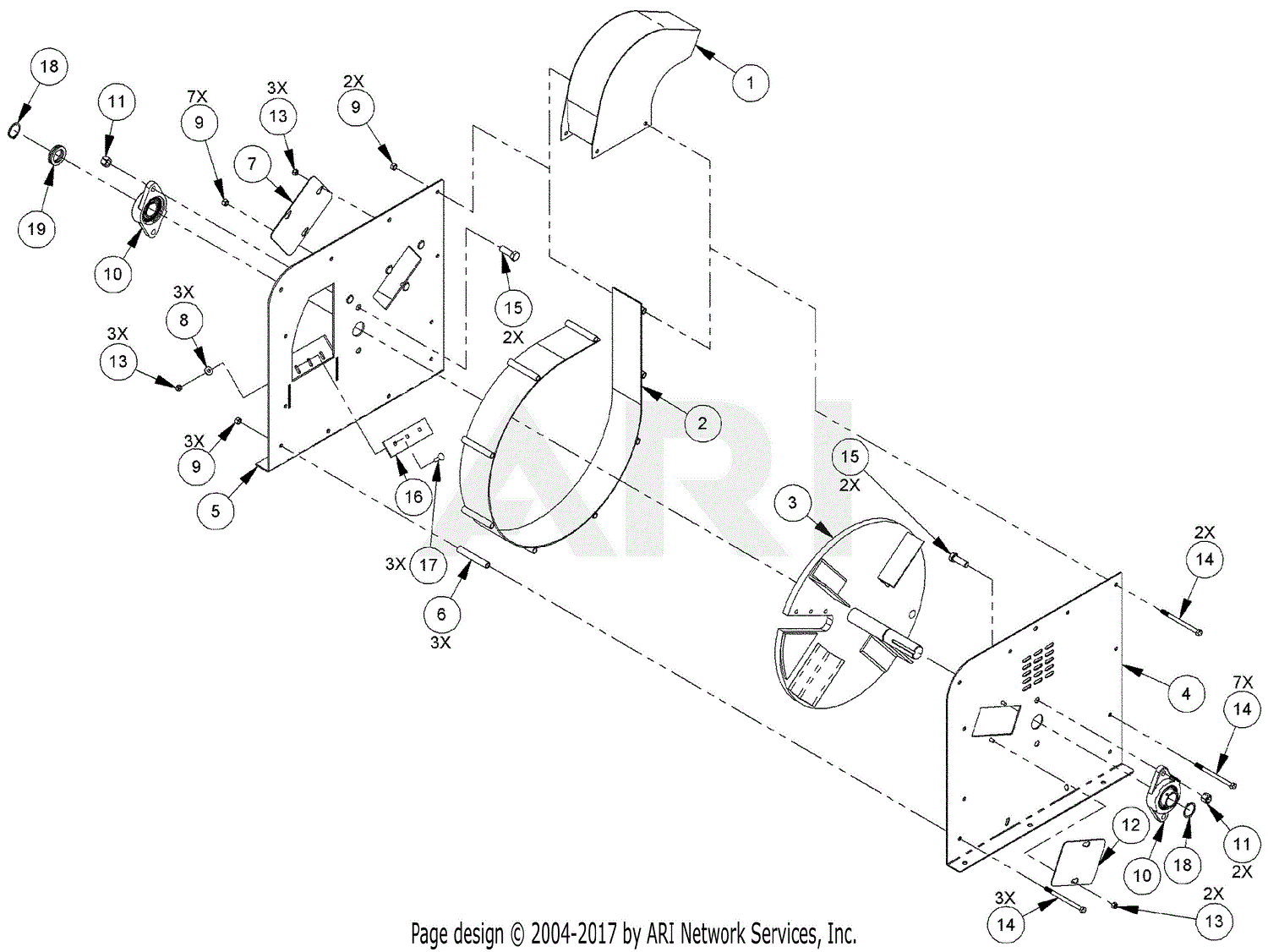 DR Power CP4 - 3 Point Hitch TPH500-CHP SN Begins with 