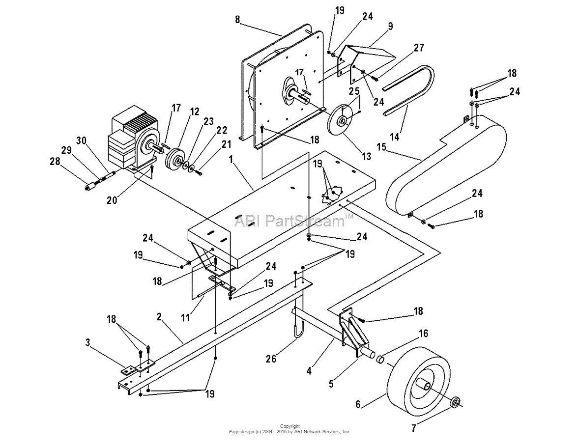 DR Power 10HP Chipper, Towed Model# C10 - C102-CHP (Ser# 01000G To ...