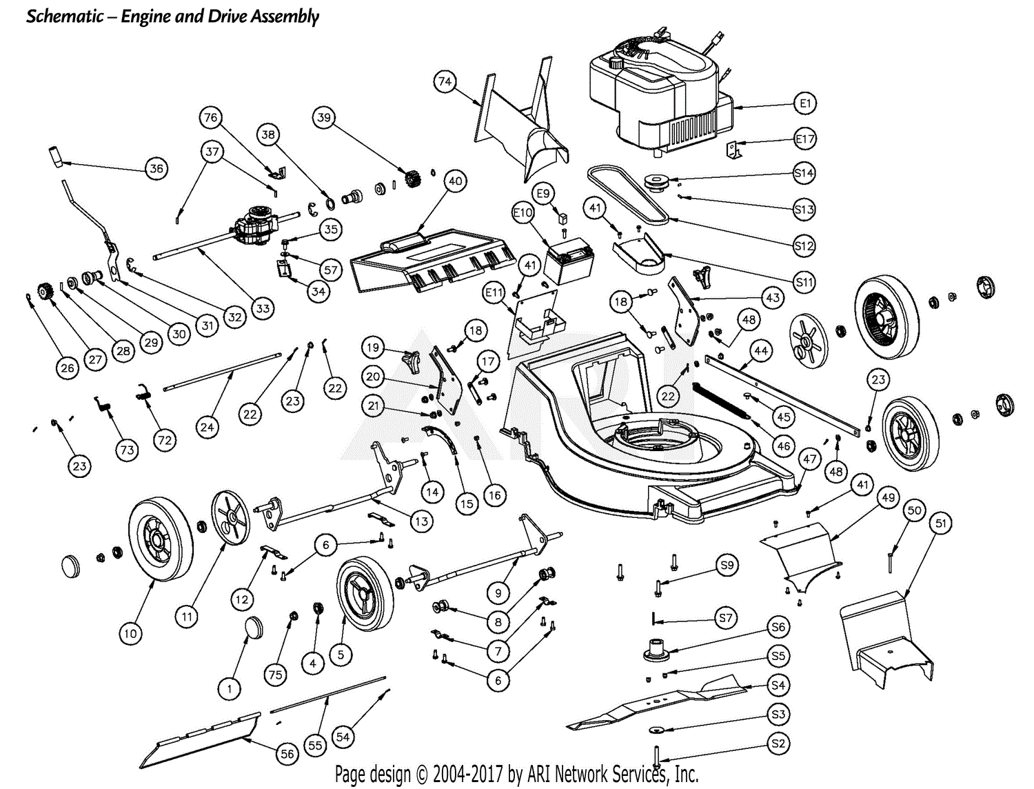 DR Power DR SP22 2014 to Current Self Propelled Lawn Mower Parts