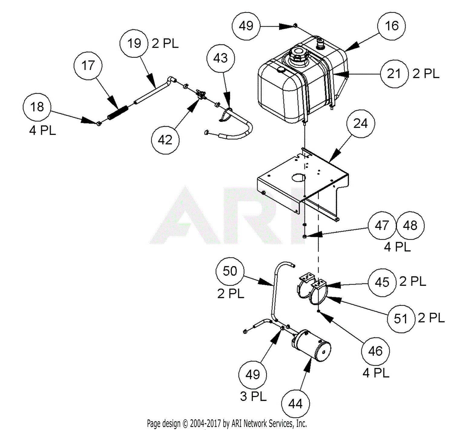 DR Power AT3-Walk Behind Mower (Ser# ATM87418 To ATM137008) Parts Diagrams