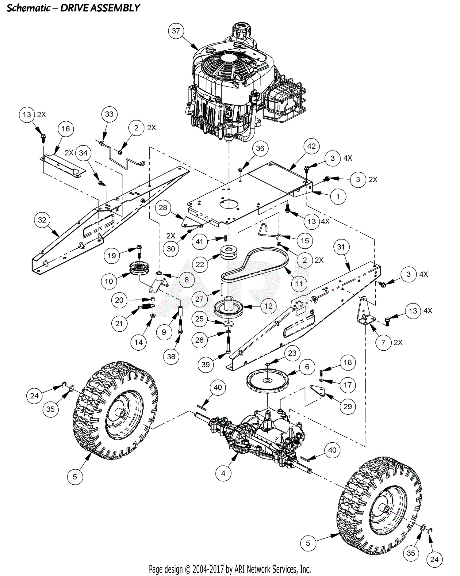 DR Power AT4 Premier (Ser# FAP0000001 to Current) Parts Diagram for AT4 ...