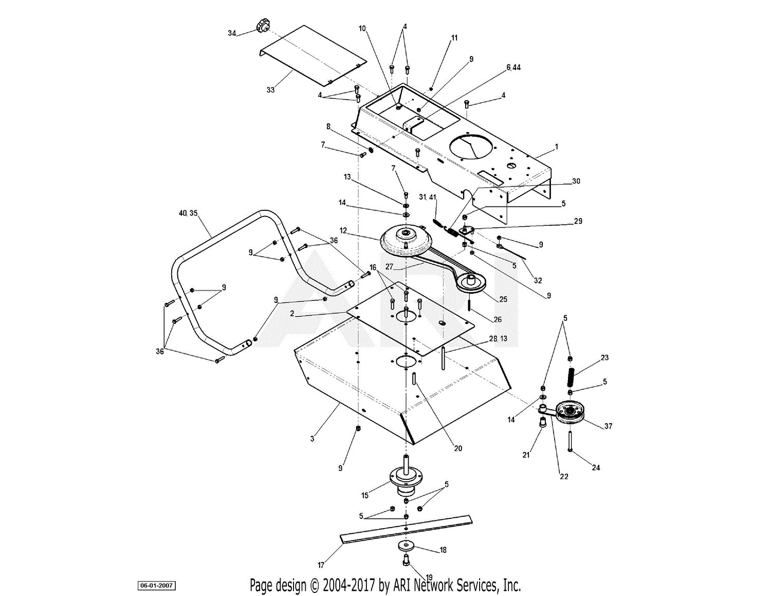 DR Power Scout Model# FBS100E Ser# 000001 To Current Parts Diagram for ...