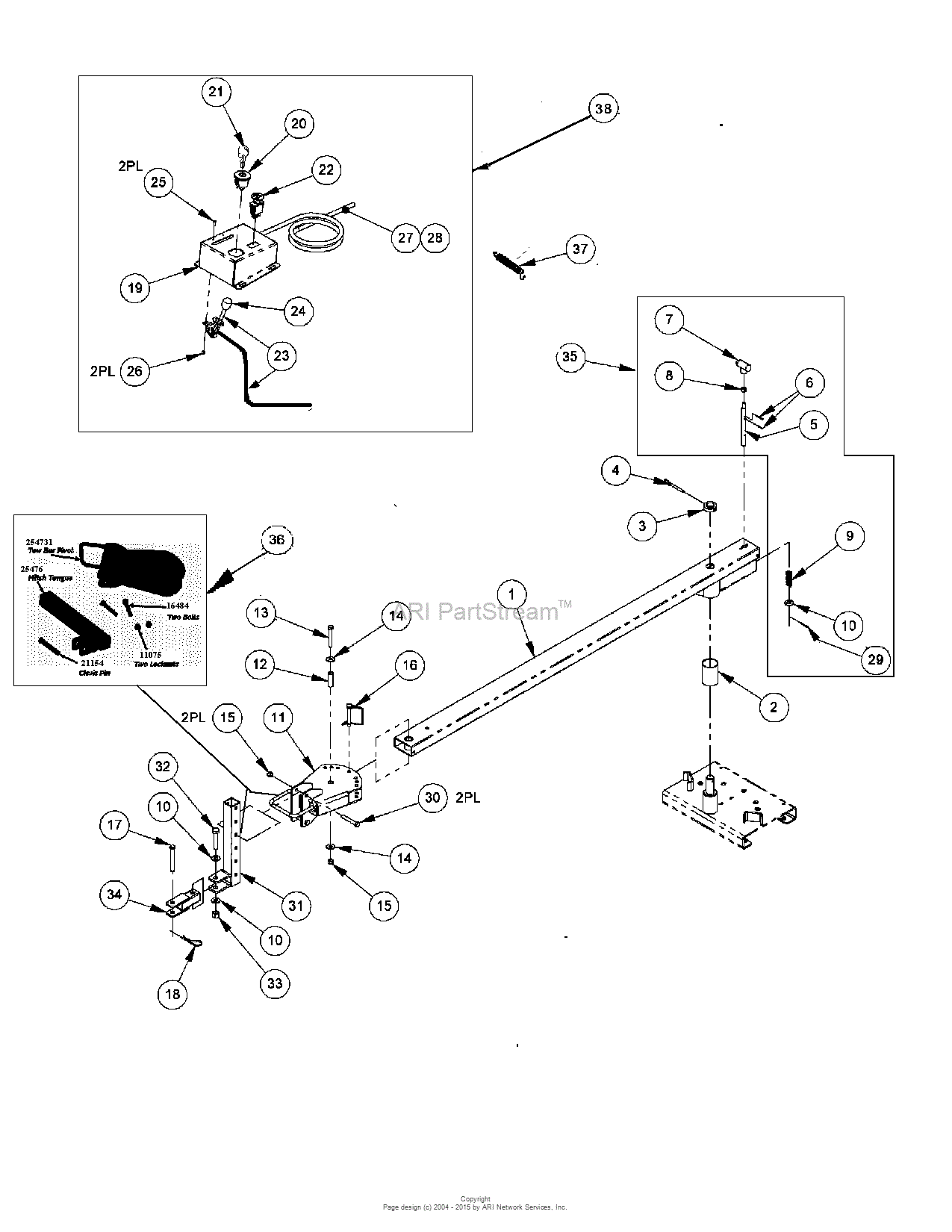 Dr Power Tb1 Tow Behind Mower Ser Tbm000001 To Tbm011881 Parts Diagram For Tow Bar Remote Control Panel Assembly