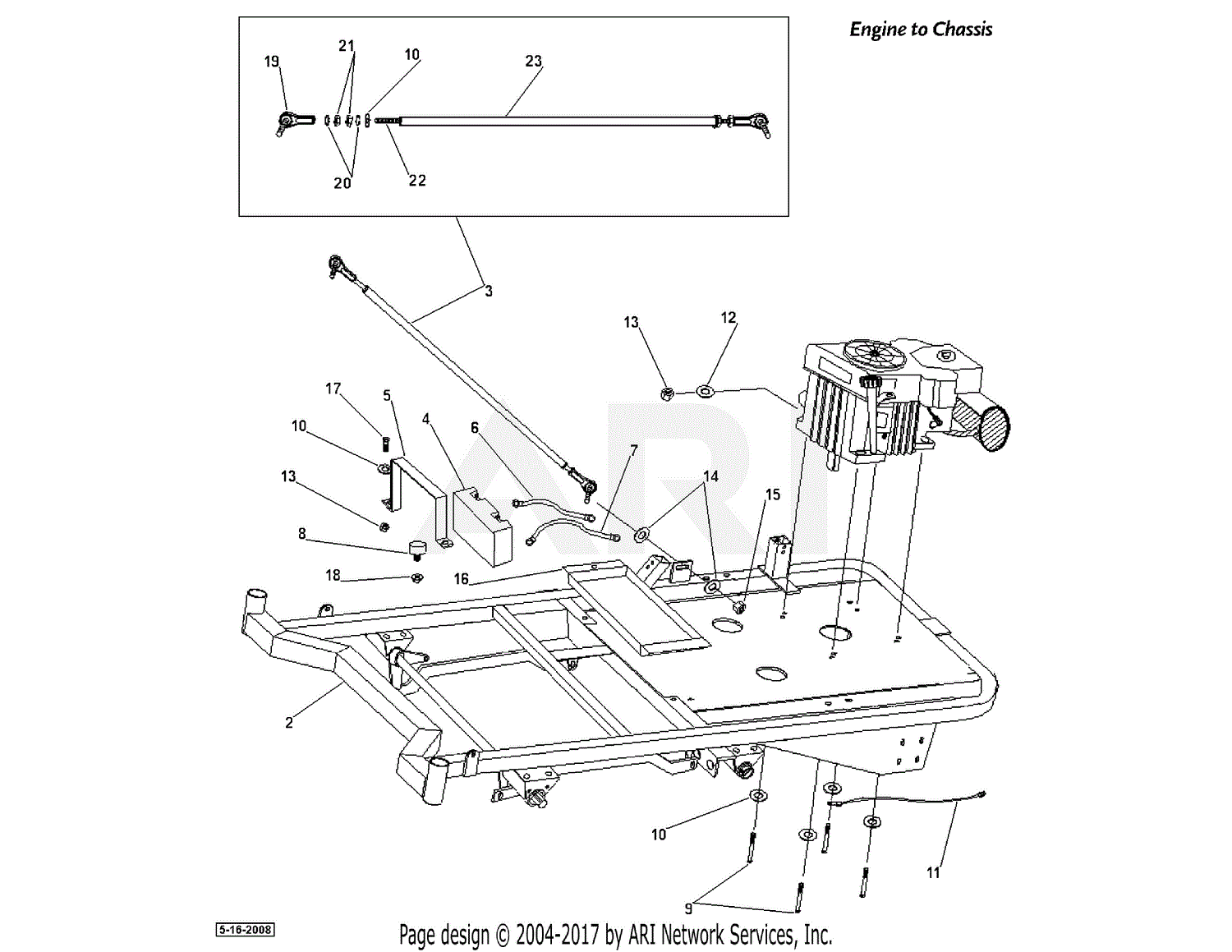 DR Power Chassis Parts Diagram for Engine to Chassis ... 12 3 ground wire diagrams 