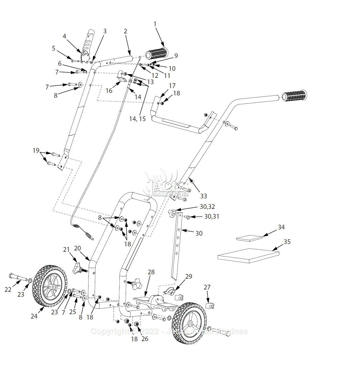 Earthquake SERIES # 025781, MODEL YEAR 2016 Parts Diagram for Parts ...