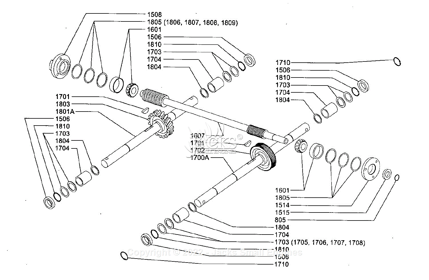 Earthquake MODEL YEAR 2000 Parts Diagram for Parts List 5 - Wheel ...