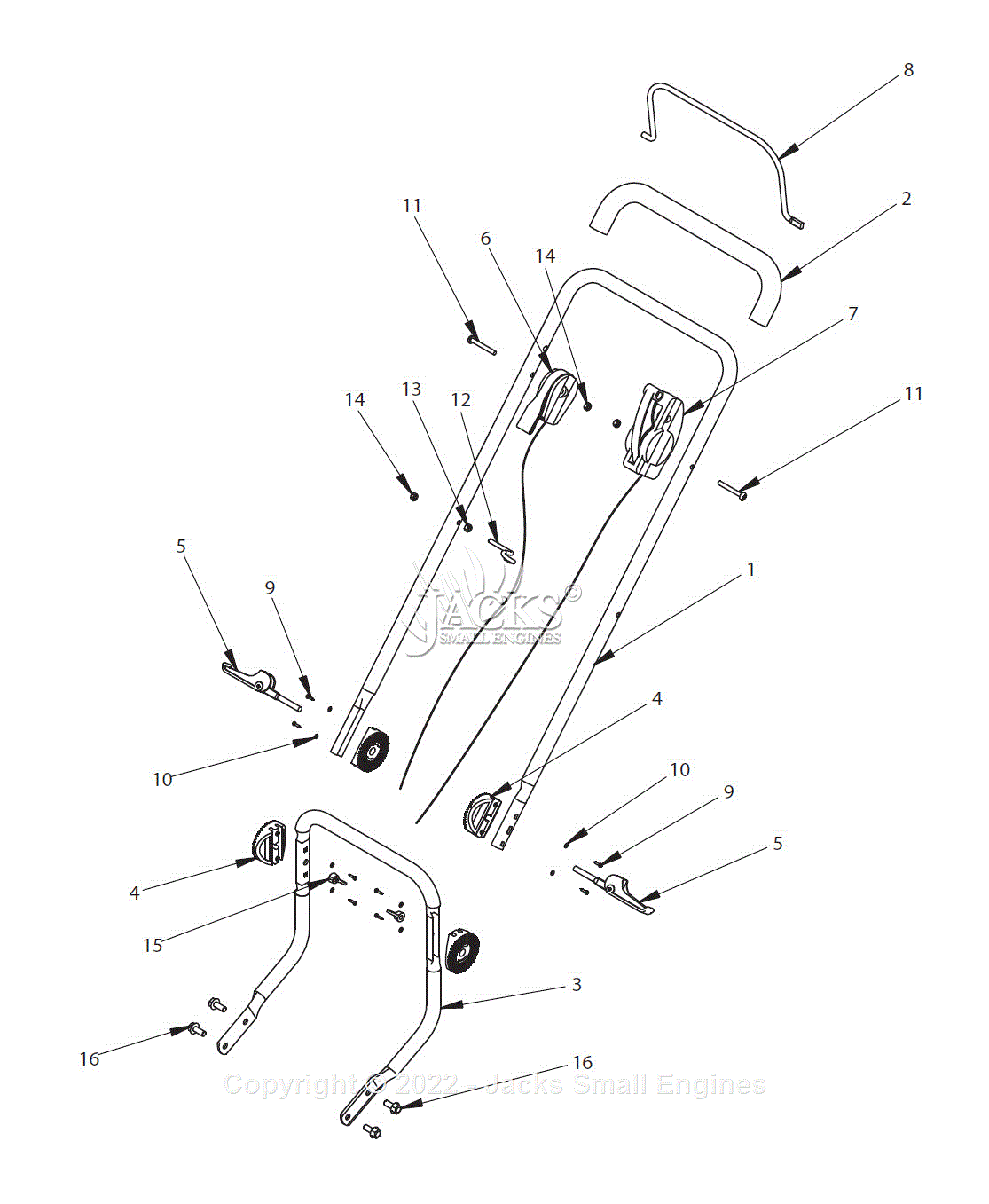 Earthquake Series # 016850, Model Year 2013 Parts Diagram For Parts 