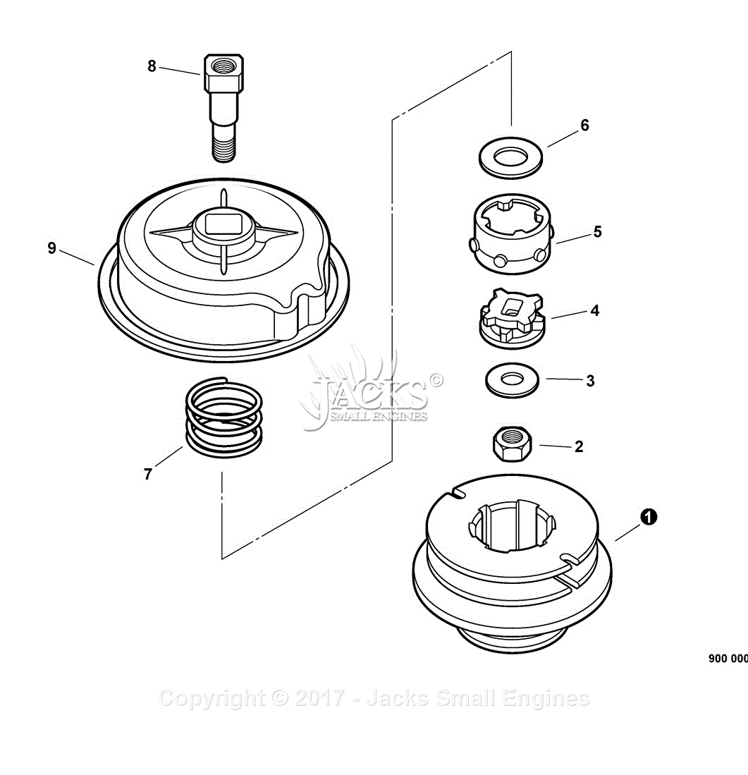 Echo 21560031 Echomatic Pro Head Parts Diagram For Echomatic Pro Head