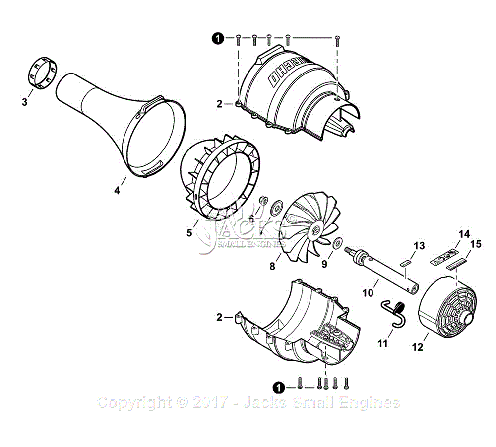 Echo Leaf Blower Parts Diagram