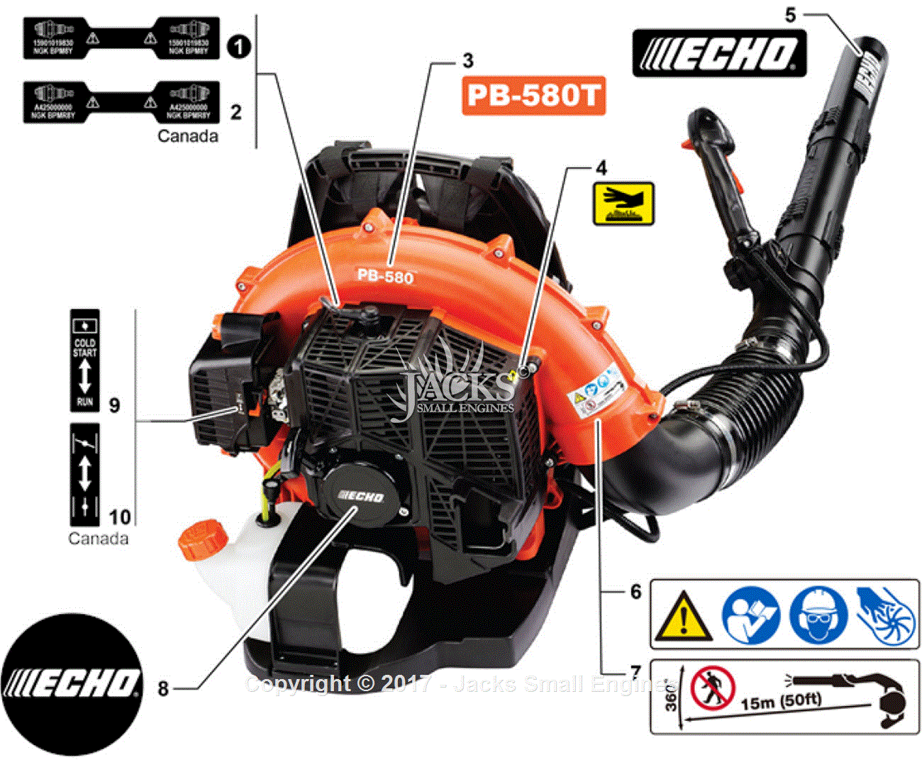 Echo Pb-2520 Parts Diagram