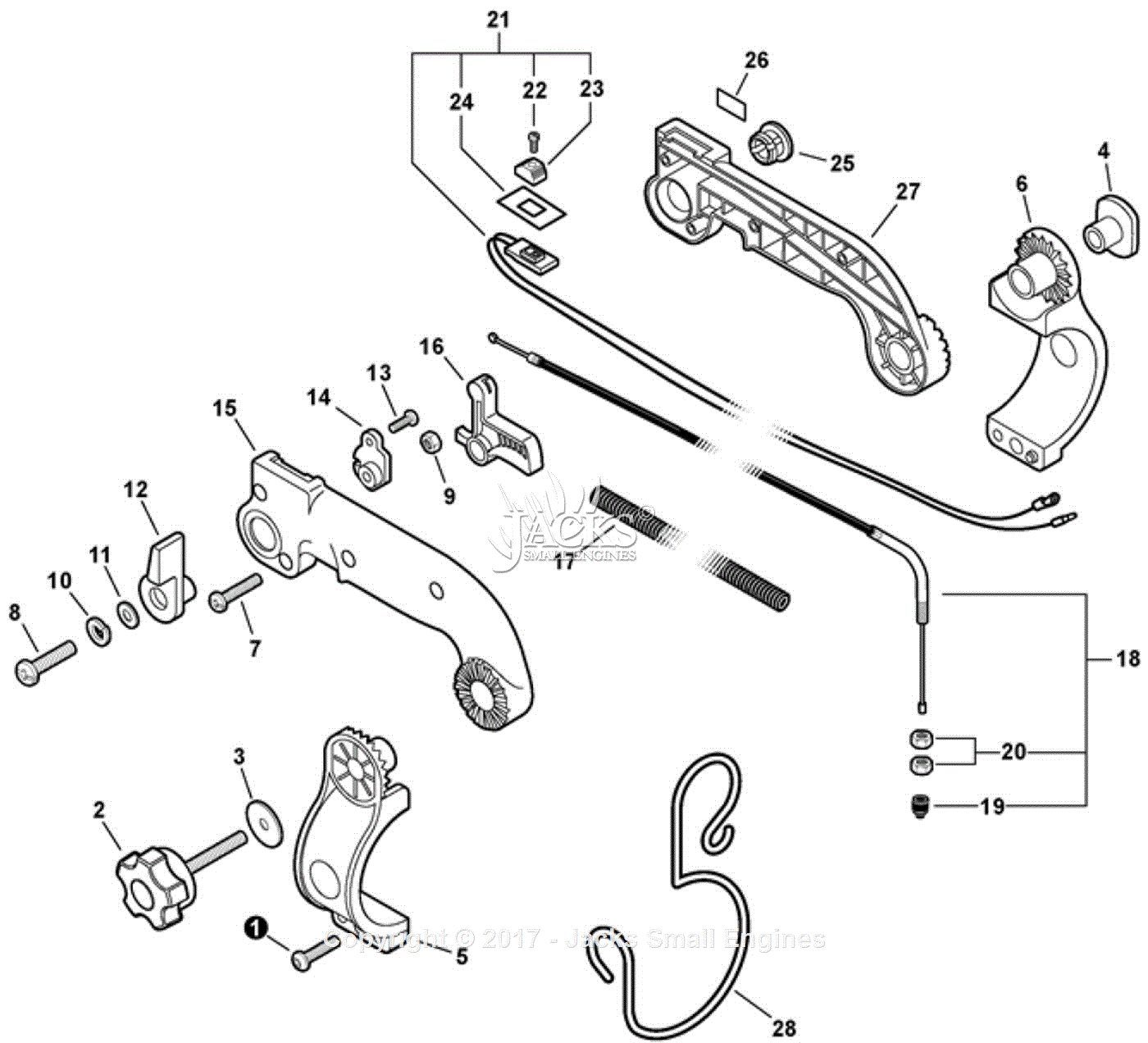 Echo Pb 750t Sn 05001001 05999999 Parts Diagram For Tube Mount