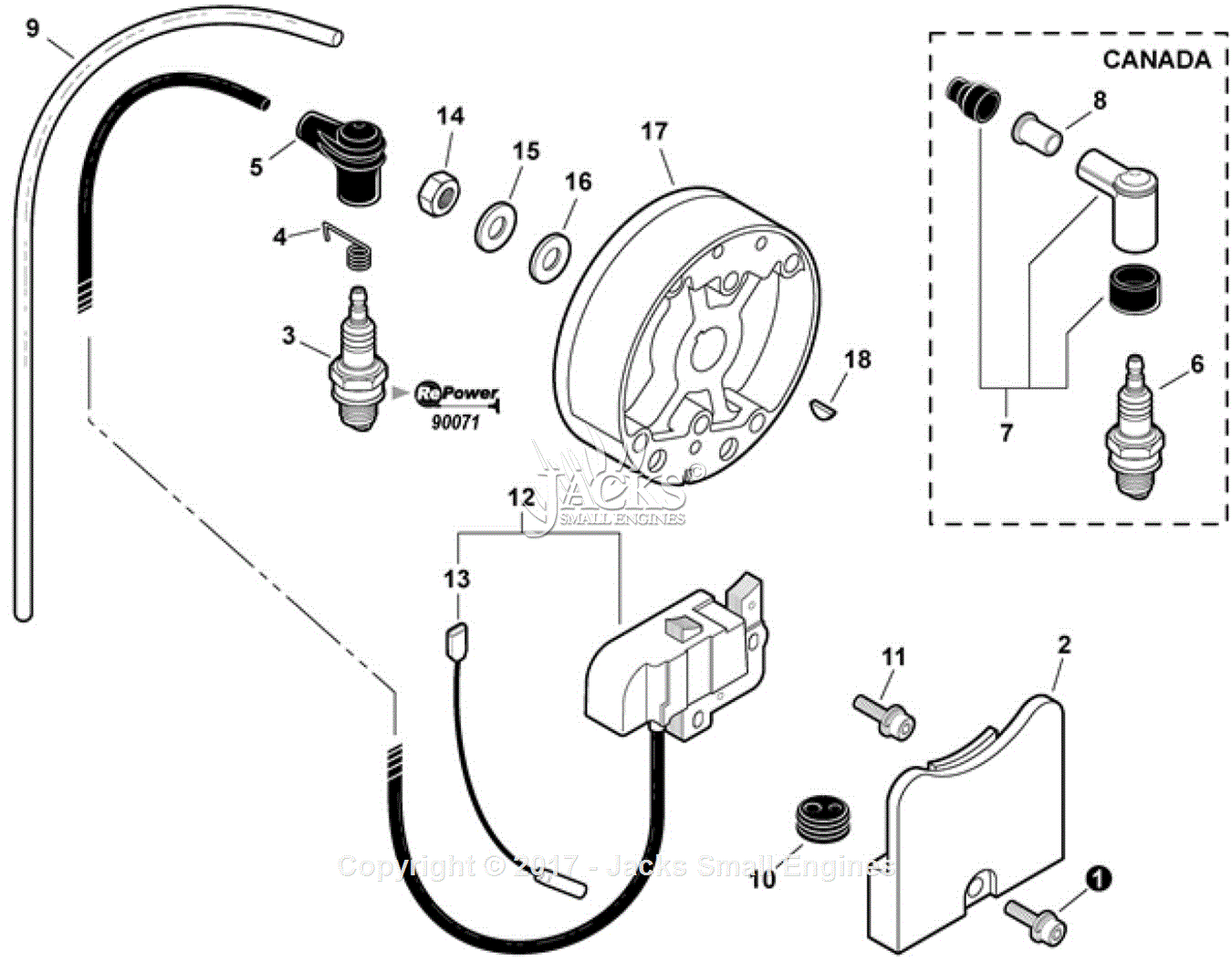 Echo Pb 750t Sn 07001001 07999999 Parts Diagram For Ignition