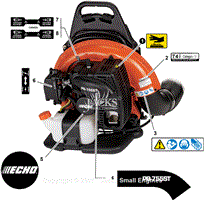 Echo PB-755ST S/N: P0401101001-P04011999999 Parts Diagrams